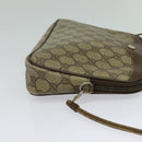 GUCCI GG Supreme Shoulder Bag PVC Beige 97 02 068 Auth BD1474-4