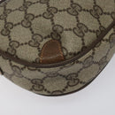 GUCCI GG Supreme Web Sherry Line Shoulder Bag PVC Beige 89 02 066 Auth BD148-15