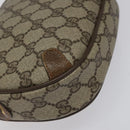 GUCCI GG Supreme Web Sherry Line Shoulder Bag PVC Beige 89 02 066 Auth BD148-17