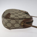 GUCCI GG Supreme Web Sherry Line Shoulder Bag PVC Beige 89 02 066 Auth BD148-3