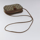 GUCCI GG Supreme Web Sherry Line Shoulder Bag PVC Beige 89 02 066 Auth BD148-7