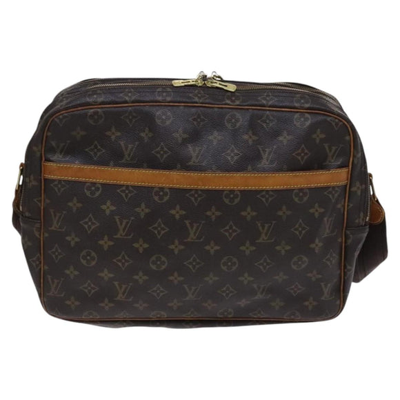 LOUIS VUITTON Monogram Reporter GM Shoulder Bag M45252 LV Auth BD1481