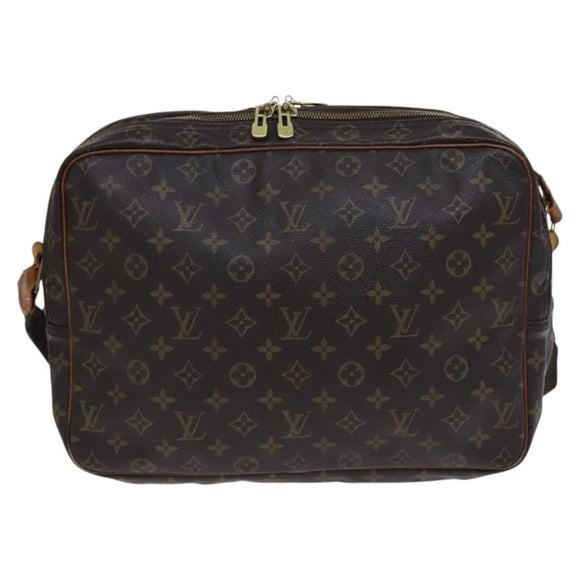 LOUIS VUITTON Monogram Reporter GM Shoulder Bag M45252 LV Auth BD1481