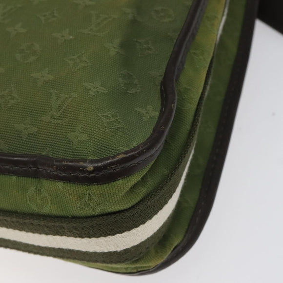 LOUIS VUITTON Monogram Mini Besace Mary Kate Bag TST Khaki M92322 LV Auth BD1487