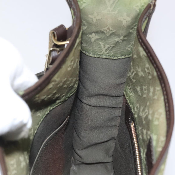 LOUIS VUITTON Monogram Mini Besace Mary Kate Bag TST Khaki M92322 LV Auth BD1487