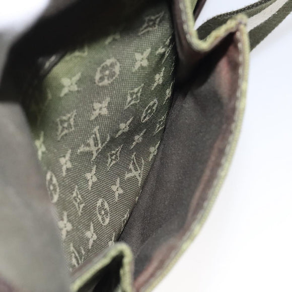 LOUIS VUITTON Monogram Mini Besace Mary Kate Bag TST Khaki M92322 LV Auth BD1487