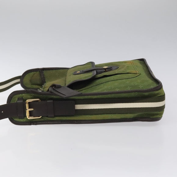 LOUIS VUITTON Monogram Mini Besace Mary Kate Bag TST Khaki M92322 LV Auth BD1487