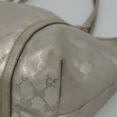 GUCCI GG implementation Tote Bag Silver 197953 Auth BD1491-9