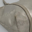 GUCCI GG implementation Tote Bag Silver 197953 Auth BD1491-14