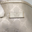 GUCCI GG implementation Tote Bag Silver 197953 Auth BD1491-10