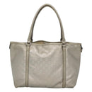 GUCCI GG implementation Tote Bag Silver 197953 Auth BD1491-2