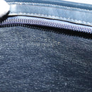 Christian Dior Trotter Canvas Shoulder Bag Navy Gold Auth BD1501-11