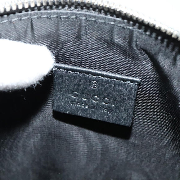 GUCCI SEGA Collaboration Shoulder Bag Leather Black 511189 Auth BD1503AV