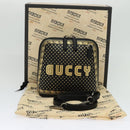 GUCCI SEGA Collaboration Shoulder Bag Leather Black 511189 Auth BD1503AV-12
