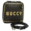 GUCCI SEGA Collaboration Shoulder Bag Leather Black 511189 Auth BD1503AV-1