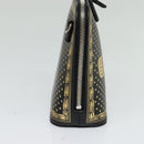 GUCCI SEGA Collaboration Shoulder Bag Leather Black 511189 Auth BD1503SAV-3