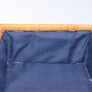 GIVENCHY Hand Bag Raffia Brown Auth BD1504-19