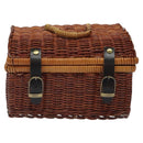 GIVENCHY Hand Bag Raffia Brown Auth BD1504-13