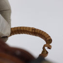 GIVENCHY Hand Bag Raffia Brown Auth BD1504-8