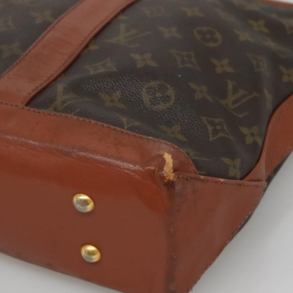 LOUIS VUITTON Monogram Sac Weekend PM Hand Bag M42425 LV Auth BD1508