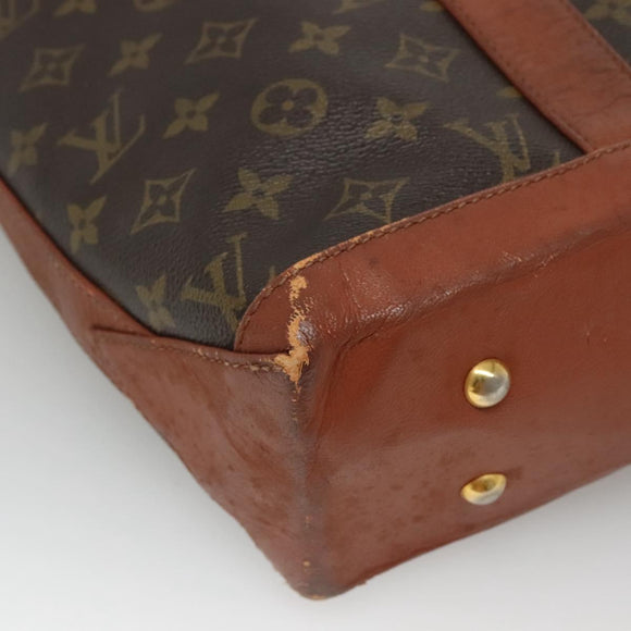 LOUIS VUITTON Monogram Sac Weekend PM Hand Bag M42425 LV Auth BD1508