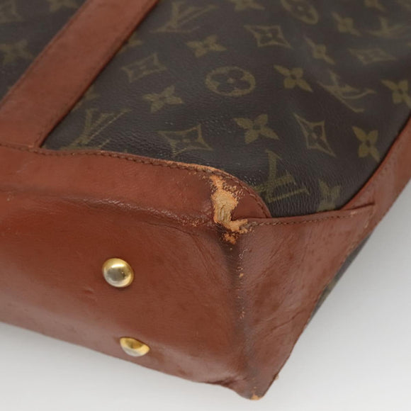 LOUIS VUITTON Monogram Sac Weekend PM Hand Bag M42425 LV Auth BD1508