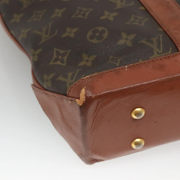 LOUIS VUITTON Monogram Sac Weekend PM Hand Bag M42425 LV Auth BD1508