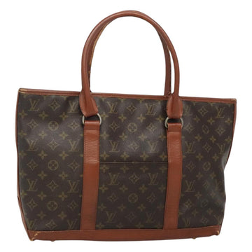 LOUIS VUITTON Monogram Sac Weekend PM Hand Bag M42425 LV Auth BD1508