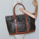 LOUIS VUITTON Monogram Sac Weekend PM Hand Bag M42425 LV Auth BD1508-20