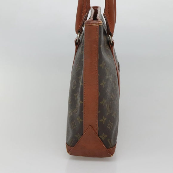 LOUIS VUITTON Monogram Sac Weekend PM Hand Bag M42425 LV Auth BD1508