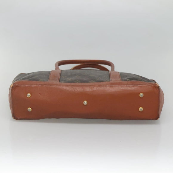 LOUIS VUITTON Monogram Sac Weekend PM Hand Bag M42425 LV Auth BD1508