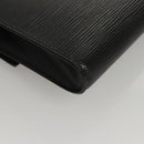 LOUIS VUITTON Epi Pochette Arche Schoudertas Zwart Noir M52572 LV Auth BD1510-16