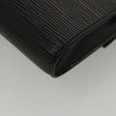 LOUIS VUITTON Epi Pochette Arche Shoulder Bag Black Noir M52572 LV Auth BD1510-17