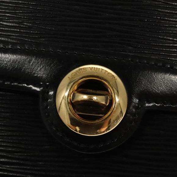 LOUIS VUITTON Epi Pochette Arche Schoudertas Zwart Noir M52572 LV Auth BD1510