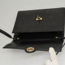 LOUIS VUITTON Epi Pochette Arche Shoulder Bag Black Noir M52572 LV Auth BD1510-9