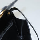 LOUIS VUITTON Epi Pochette Arche Shoulder Bag Black Noir M52572 LV Auth BD1510-20