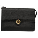 LOUIS VUITTON Epi Pochette Arche Schoudertas Zwart Noir M52572 LV Auth BD1510-13