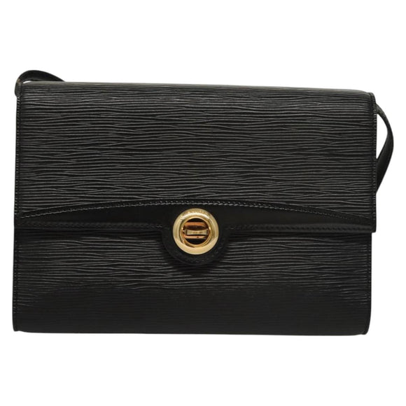 LOUIS VUITTON Epi Pochette Arche Schoudertas Zwart Noir M52572 LV Auth BD1510