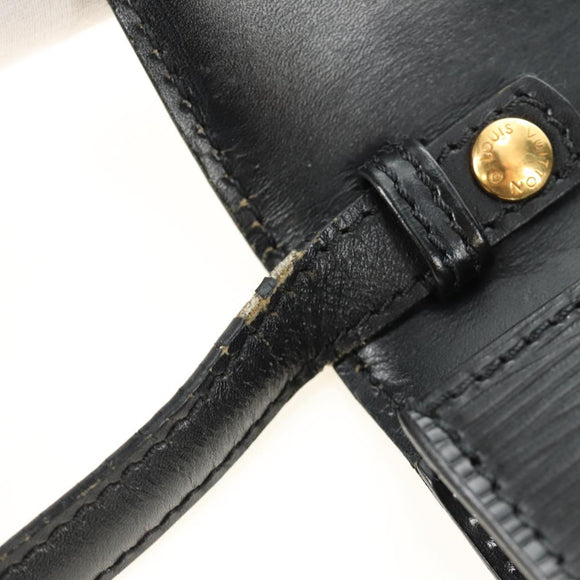LOUIS VUITTON Epi Pochette Arche Schoudertas Zwart Noir M52572 LV Auth BD1510