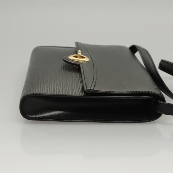 LOUIS VUITTON Epi Pochette Arche Schoudertas Zwart Noir M52572 LV Auth BD1510