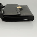 LOUIS VUITTON Epi Pochette Arche Schoudertas Zwart Noir M52572 LV Auth BD1510-4