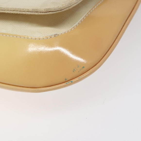 GUCCI GG Canvas Shoulder Bag Beige Silver 001 3823 Auth BD1514