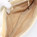 GUCCI GG Canvas Shoulder Bag Beige Silver 001 3823 Auth BD1514-11