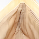 GUCCI GG Canvas Shoulder Bag Beige Silver 001 3823 Auth BD1514-20