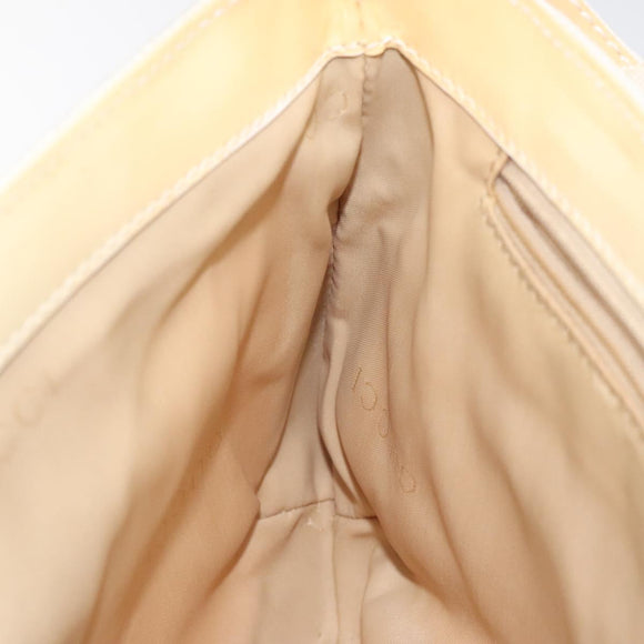 GUCCI GG Canvas Shoulder Bag Beige Silver 001 3823 Auth BD1514