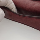 PRADA Shoulder Bag Leather Purple Gold Auth BD1517-7