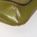 LOUIS VUITTON Monogram Vernis Thompson Street Bag Baby Blue M91009 Auth BD1521-9