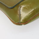 LOUIS VUITTON Monogram Vernis Thompson Street Bag Baby Blue M91009 Auth BD1521-14