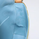 LOUIS VUITTON Monogram Vernis Thompson Street Bag Baby Blue M91009 Auth BD1521-18