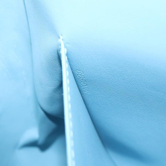 LOUIS VUITTON Monogram Vernis Thompson Street Bag Baby Blue M91009 Auth BD1521